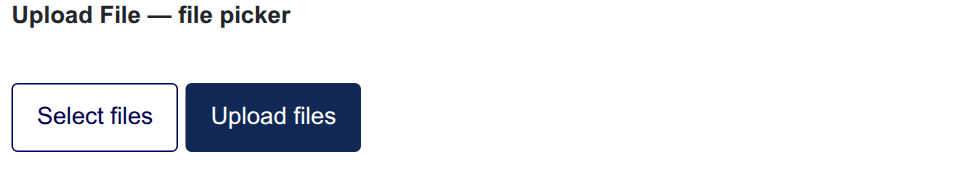 An Upload File field.