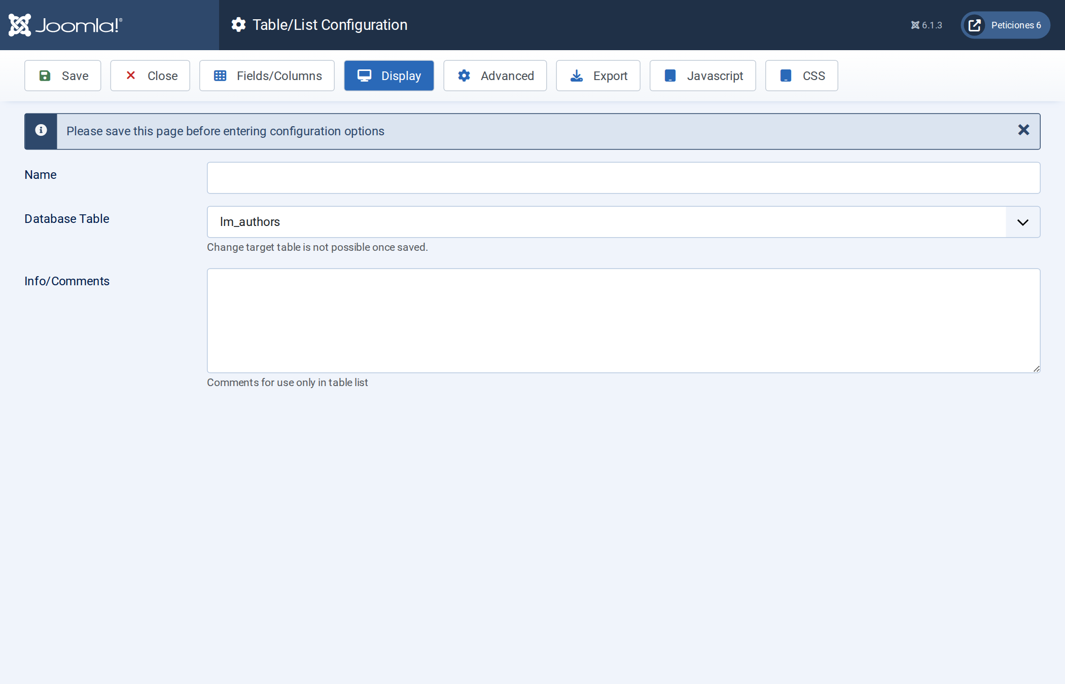 Creating a new list