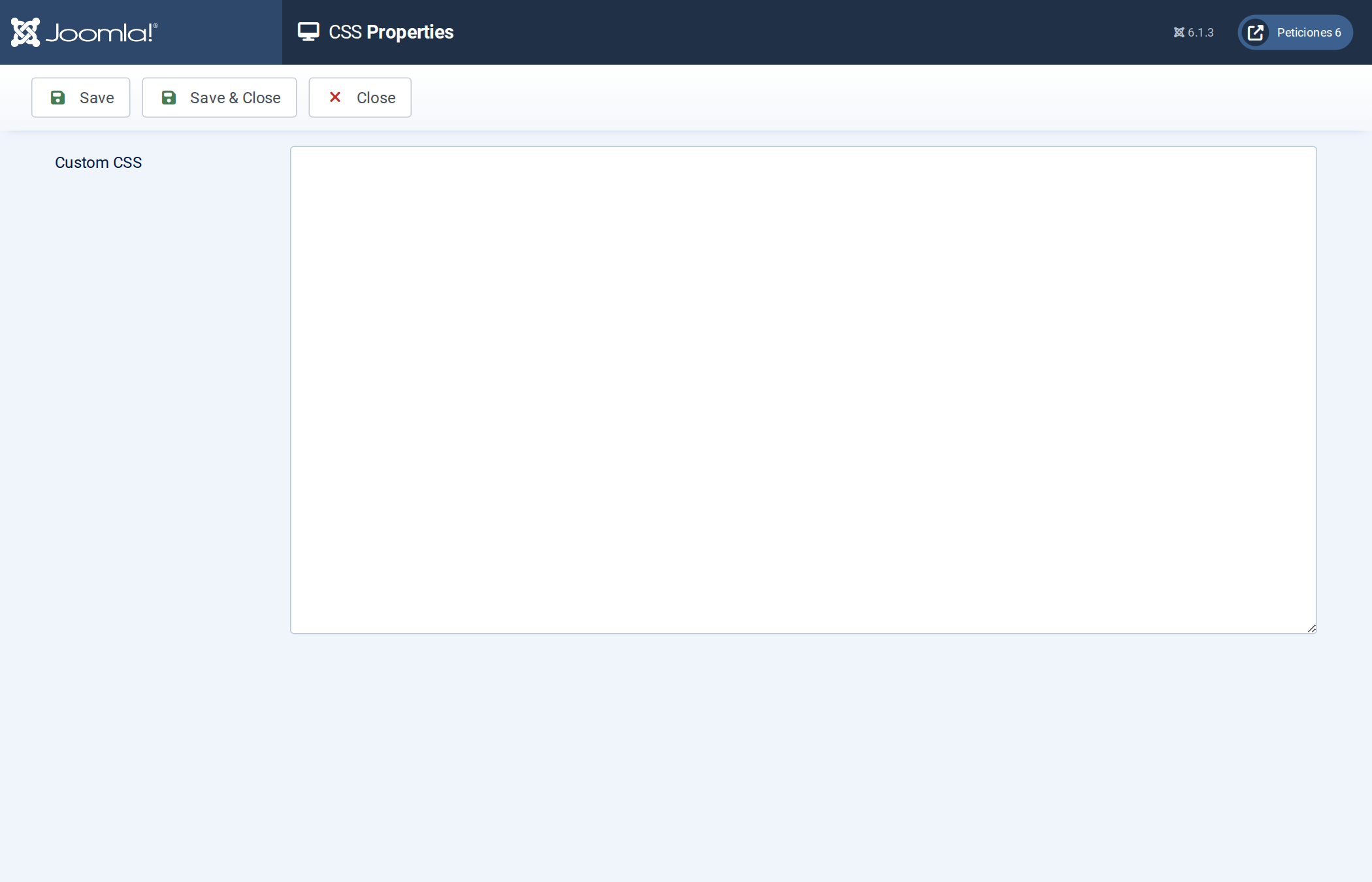 Custom CSS